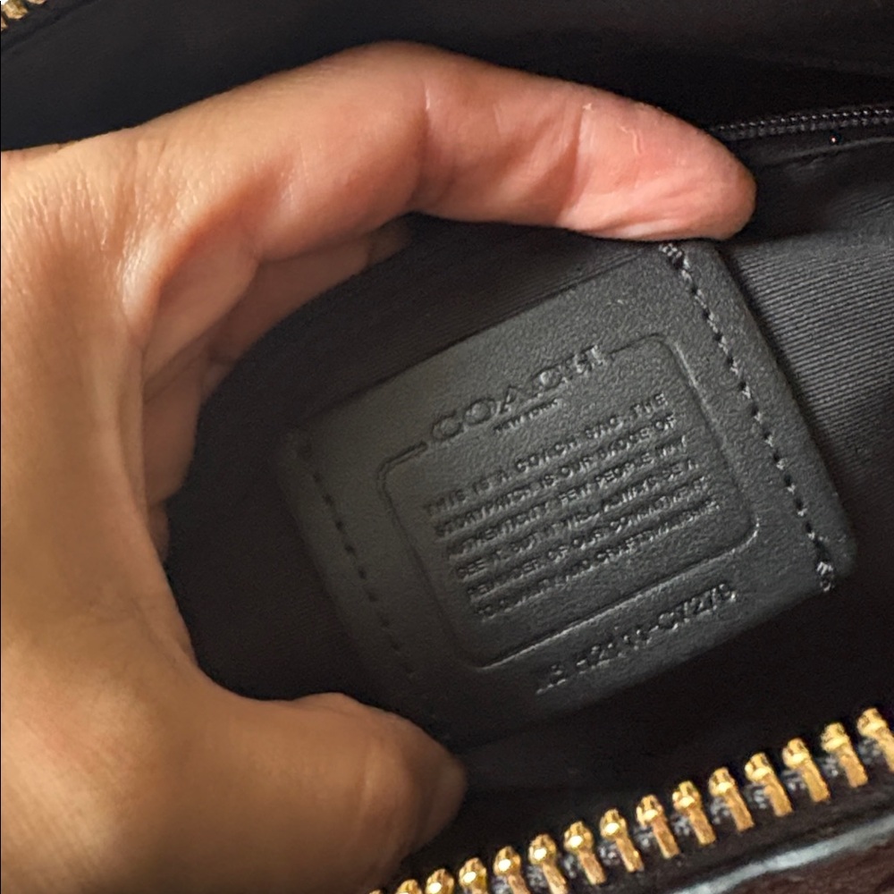 Coach Black Signature Embossed Dome Satchel - Picture 8 of 10